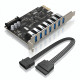 Плата расширения PCIe | 7×USB 3.0 | ORICO PVU3-7U-V1
